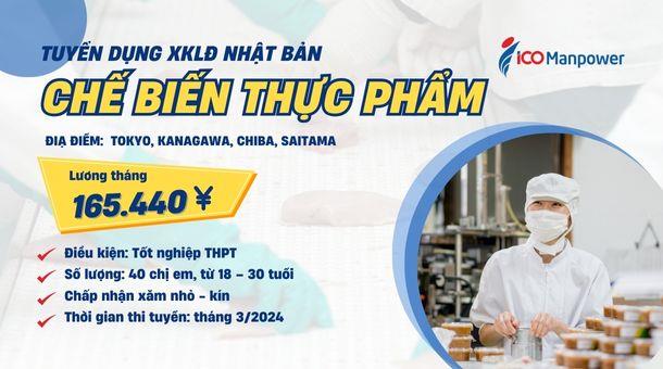 ĐƠN HÀNG CHẾ BIẾN THỰC PHẨM